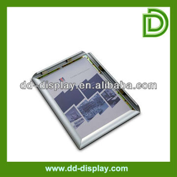 Anodised silver 25mm snap frame menu board