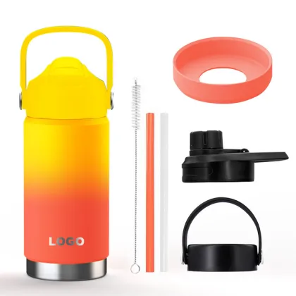 Modern 12oz Kids Water Bottle: Vacuum Insulated Stainless Steel Thermos