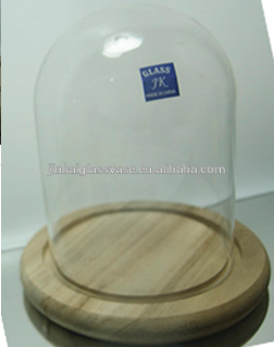 clear glass cake cover