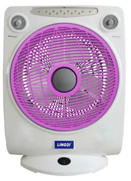 14'' rechargeable box fan with LED lighting LW-20H