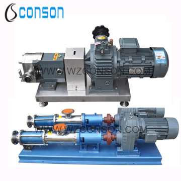 Food grade stainless steel high viscous fluid pumps