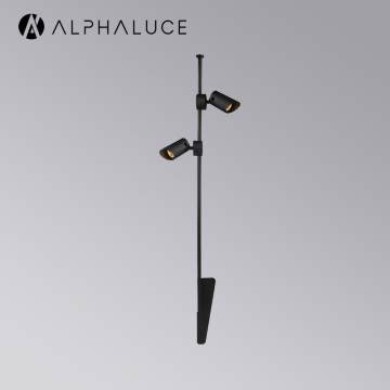 アルファ6W 24V DCダブルヘッドプロフェッショナルウォータープルーフガーデン照明付きのアルミニウムスパイク