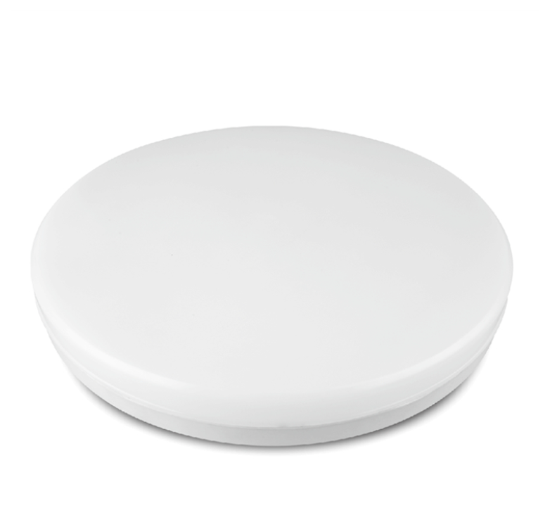 Round emergency ceiling light for stairs