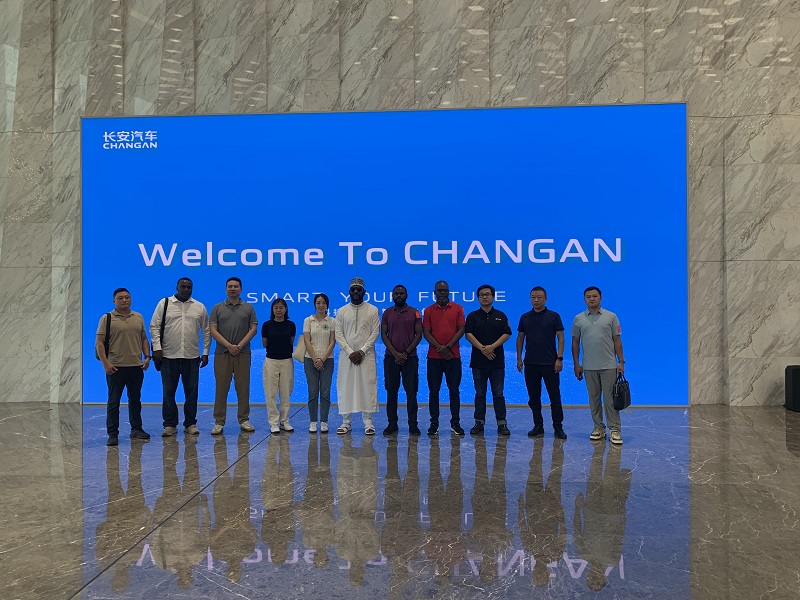 Trumpet Car Led Nigerian Customers To Visit Changan Automobile Headquarters And Conduct Business Negotiations With Them