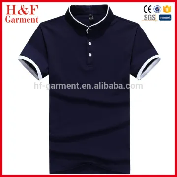 100% cotton fabric collar t-shirt for men