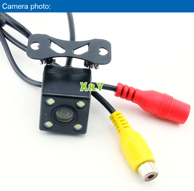 CCD Mini LED Night Vision Car Rear View Camera Xy-1668