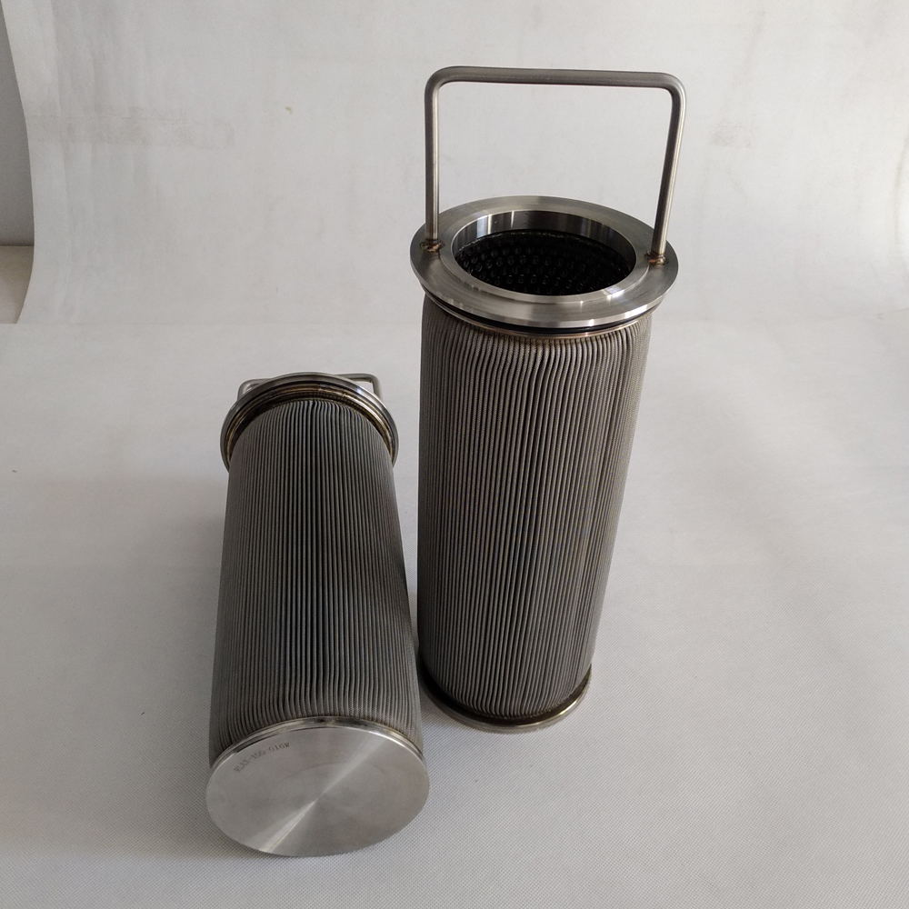 stainless steel sintered felt oil filter