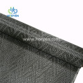 High strength black woven jacquard carbon fibre cloth