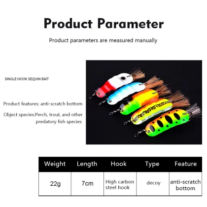 Stainless Steel Trolling Spoon Lure - Newbility 3.1cm 2.3g Kingfish Trout Spoon Lure