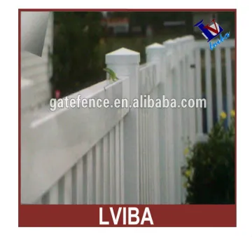 Assembled Ornamental Aluminum Fencing post and rail Like PVC Fence, White Fencings