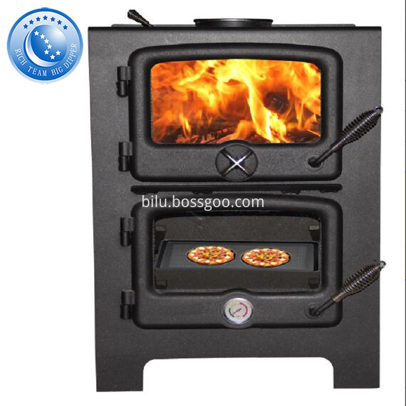Steel Plate Wood Burning Stoves With Oven