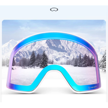 Children ski goggles double layer anti-fog windproof