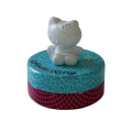 Dadi Cute Round Tin Box com personagem de desenho animado