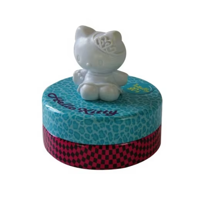 DADI Cute Round Tin Box with Cartoon Character