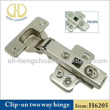 Clip-On Two Way Concealed Hinge