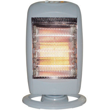 Halogen Heater, 400/800/1,200W Power