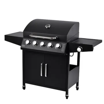 Outdoor BBQ Gas BBQ Grill 5 Burners Stainless Steel Propane Gas Grill with Side Burner for Outdoor Party