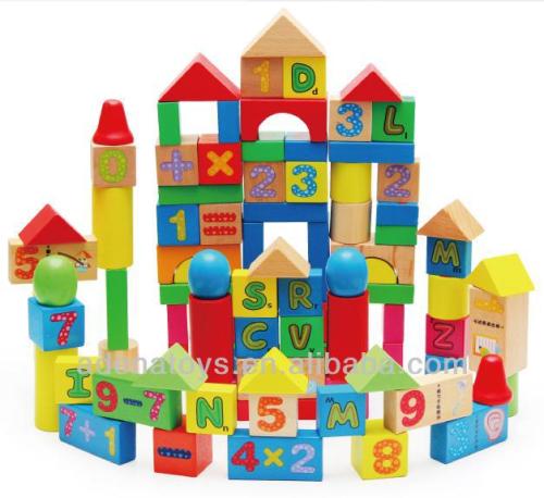 Wooden kids educational DIY Toys Building Block / Wooden Blocks Toys, Brick Toy