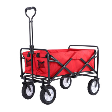 Collapseable Metal Shopping Trolley Cart for Beach, Fishing, and Camping
