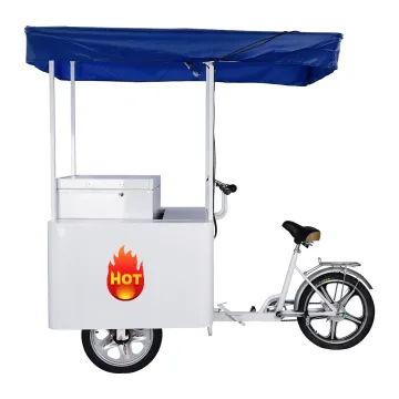 Popular Solar-Powered Ice Cream Tricycle with 108 Liter Cooler