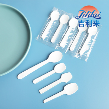 Прочная пластиковая посуда с прямой ручкой