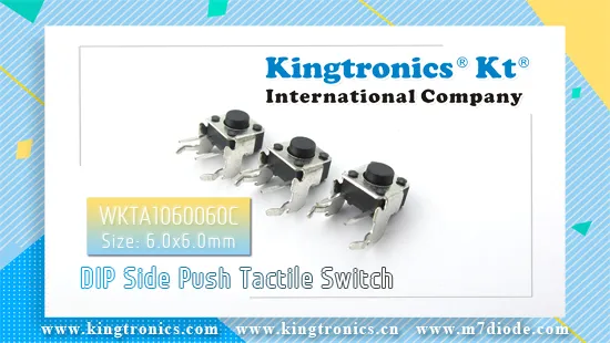 Kt Kingtronics Side Push Tactile Switch WKTA1060060C 6x6mm