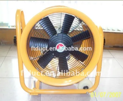 400mm axial ventilator fan with wheel