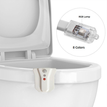 Batteriebetriebene Farbwechslung von LED -Toilettenschüssel -Bewegungssensor Licht