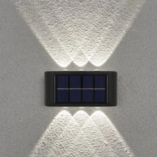 Factory Direct Outdoor Garden Lighting: Waterproof Solar Wall Lights for Up and Down Installation