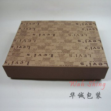 Kraft paper wrapped purse box with OEM printing