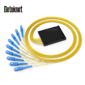 Équipement d'équipement OEM Fiber Optical 1x8 Box Beam Sc Upc PLC Splitter