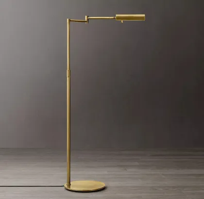 Verity Task Floor Lamp: Vintage Modern Style for Bedrooms and Living Rooms