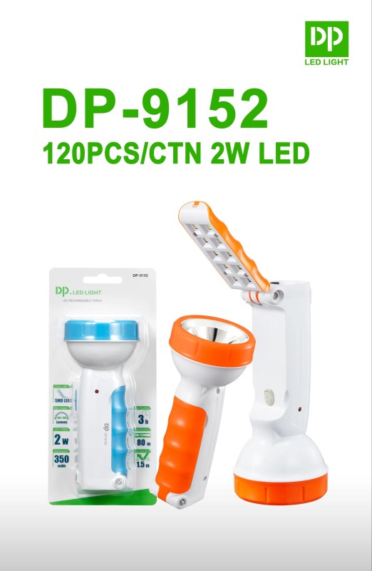LED Rechargeable Flashlight with SMD Side Desk Lamp Function