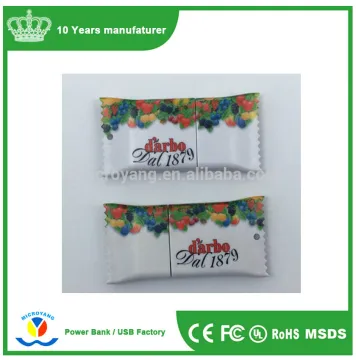 USB 2.0 Promotional Candy Shape Plastic Flash Drive