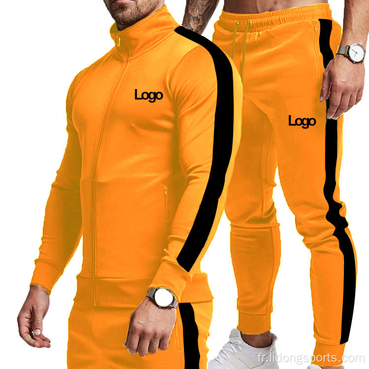 En gros de jogger personnalisé Jogger Tracksuit Men Nouveau design