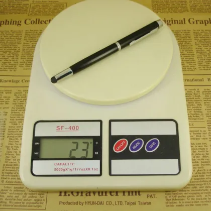 New Item 2 in 1 Metal writing Ball Pen with Touch Screen Stylus Multi-function Pen
