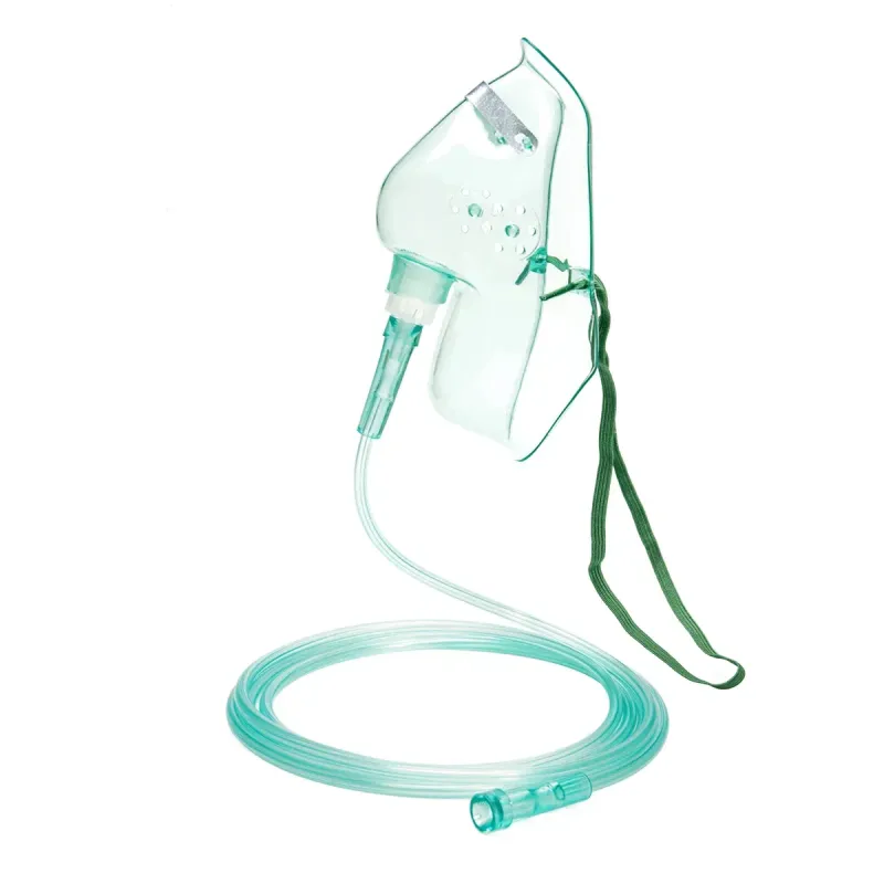 Transparent PVC Oxygen Mask for Single-Use Nebulizer