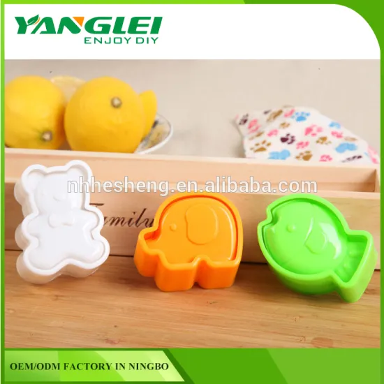 rice mold elephant/bear/fish