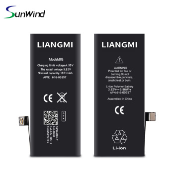 Rechargeable Factory Price Cell phone Iphone 8G batteries