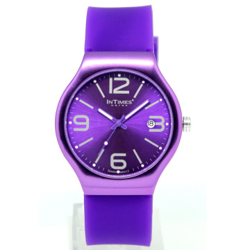 Swiss Watches with Swiss Movement Aluminum Case Unisex Size in Low MOQ (IT-088)