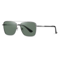 Metal Double Bridge Men's Sunglasses