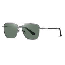 Metal Sunglasses For Man Metal Double Bridge Men's Sunglasses Manufactory