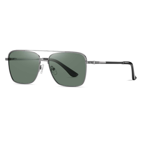 Metal Sunglasses For Man Metal Double Bridge Men's Sunglasses Manufactory