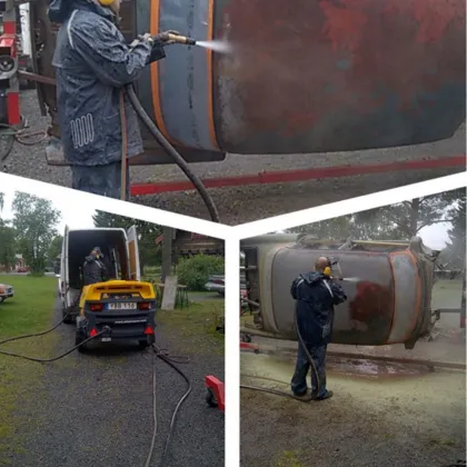Wet Sand Blasting Machine for Rust and Paint Removal
