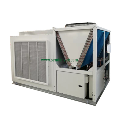 Sistema de aire acondicionado en la azotea de calefacción y enfriamiento