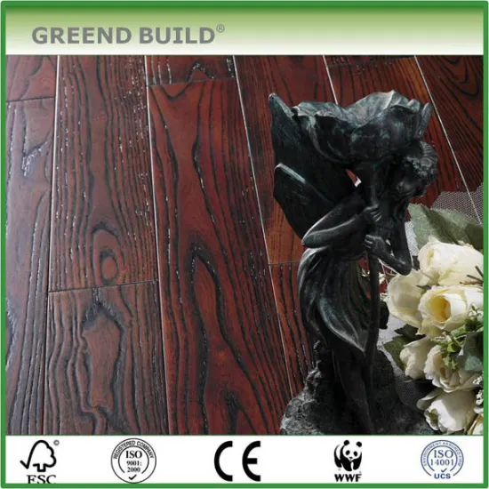 Brushed ash wooden floor