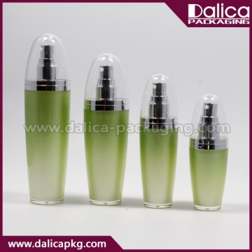 Bottiglia di lozione verde cosmetica popolare di alta qualità