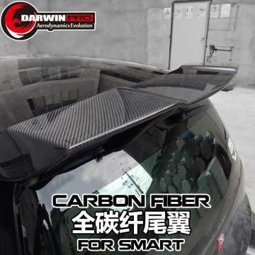 2008-2014 Smart Fortwo BSM Style Cabron Fiber Roof Spoiler para Mercedes