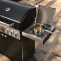 Parrilla de gas propano de 4+1 quemadores con gabinete