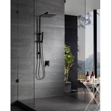 Costume de colonne de douche noir mat vente chaude